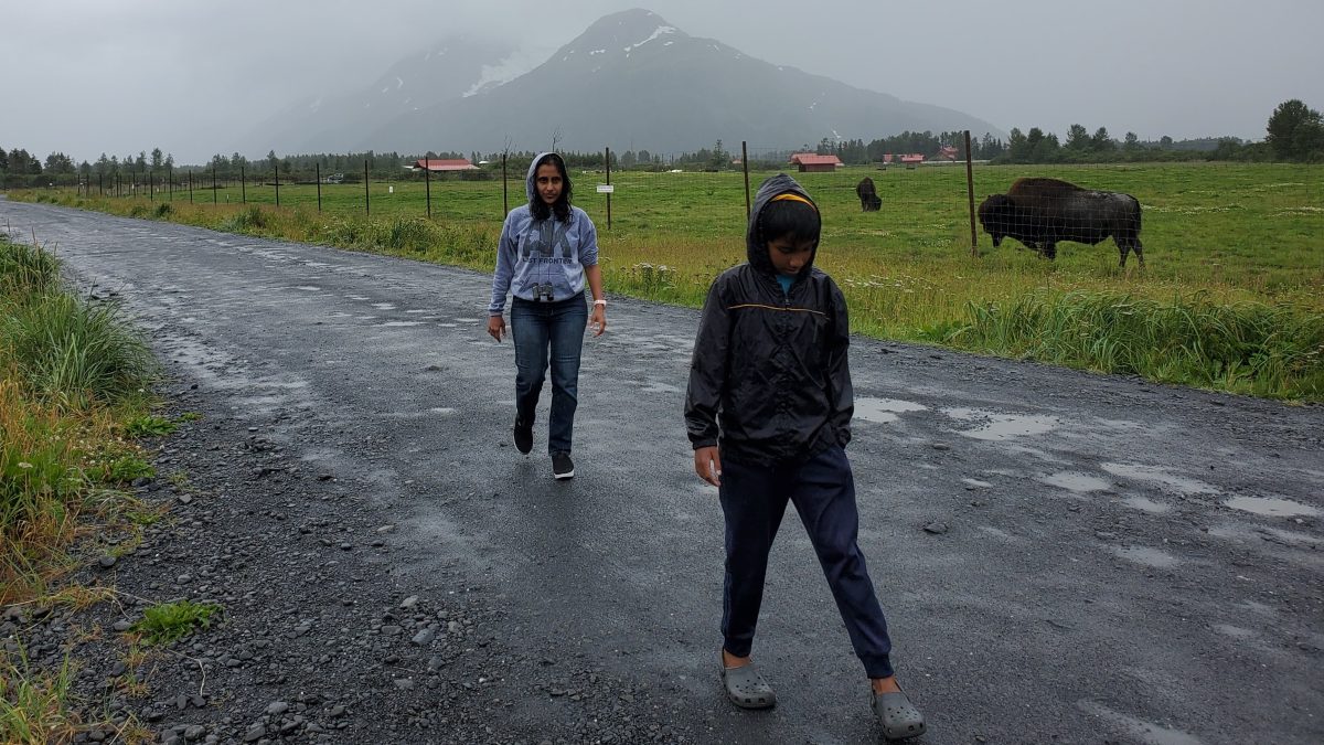 Manu loves the outdoors